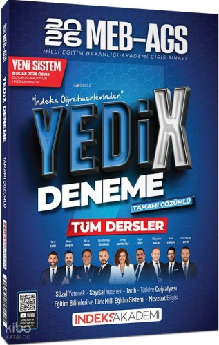 İndeks Akademi 2026 MEB-AGS Tüm Dersler YediX 7 Deneme Çözümlü İndeks Akademi Yayıncılık