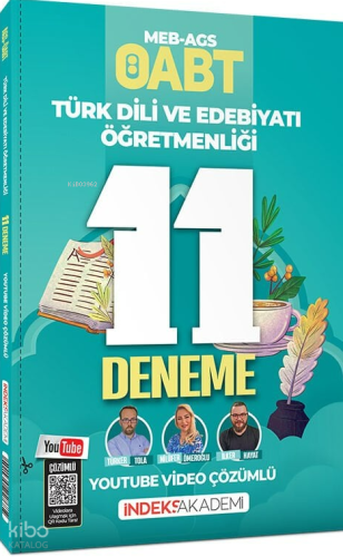 İndeks Akademi 2026 ÖABT MEB-AGS Türk Dili ve Edebiyatı 11 Deneme Yout