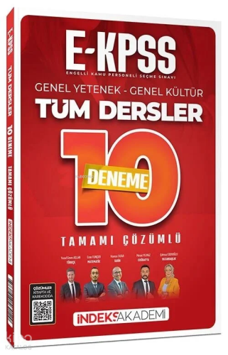 İndeks Akademi EKPSS 10 Deneme Çözümlü | Kolektif | İndeks Akademi Yay