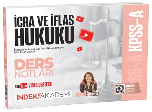 İndeks Akademi KPSS A Grubu İcra ve İflas Hukuku Video Ders Notları | 