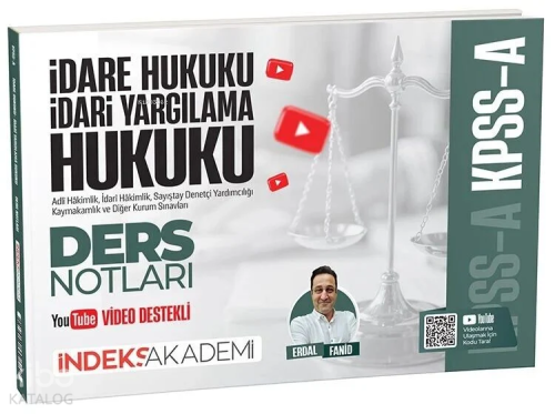 İndeks Akademi KPSS A Grubu İdare ve İdari Yargılama Hukuku Video Ders Notları