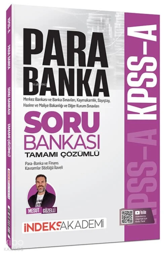 İndeks Akademi KPSS A Grubu Para-Banka Soru Bankası Çözümlü | Mesut Gü