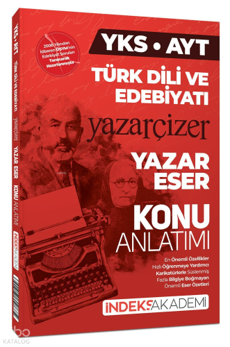 İndeks Akademi Yayıncılık YKS AYT Türk Dili ve Edebiyatı Yazar Çizer Y