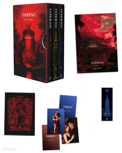 İnferno 1-2-3 (Kutulu - Ciltli) | Asena Nişikli | Pukka Yayınları