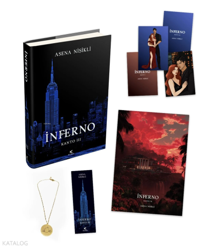 İnferno 3 ( Ciltli - Kolyeli) | Asena Nişikli | Pukka Yayınları