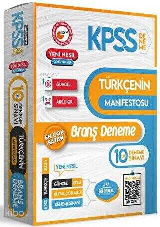 İnformal Yayınları KPSS Türkçenin Manifestosu 10 Deneme Çözümlü