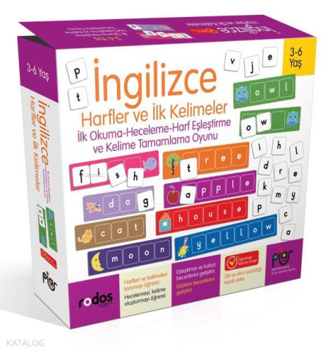 İngilizce İlk Okuma - Heceleme - Eleştirme ve Kelime Tamamlama Oyunu (