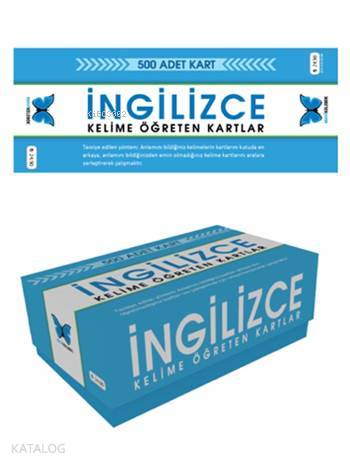 İngilizce Kelime Öğreten Kartlar