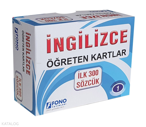 İngilizce Öğreten Kartlar 1: İlk 300 Sözcük