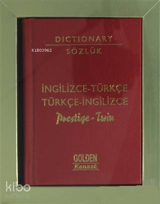 İngilizce-Türkçe, Türkçe-İngilizce Sözlük