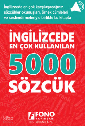 İngilizcede En Çok Kullanılan 5000 Sözcük | Kolektif | Fono Yayınları