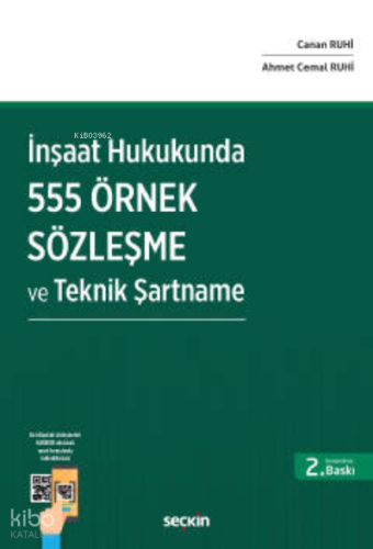 İnşaat Hukuku Alanında 555 Adet Örnek Sözleşme ve Teknik Şartname