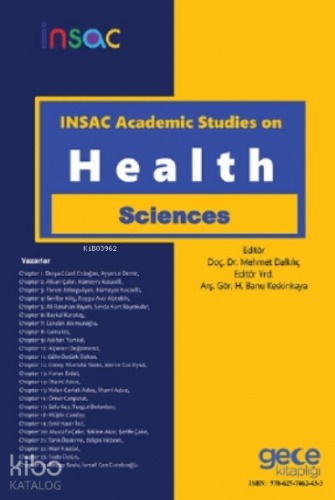 INSAC Academic Studies On Health Sciences