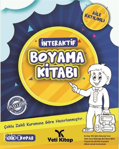 İnteraktif Boyama Kitabı 1 | Feyyaz Ulaş | Yeti Kitap