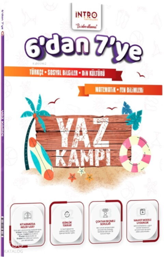 İntro Yayınları 6'dan 7'ye Tüm Dersler Yaz Kampı