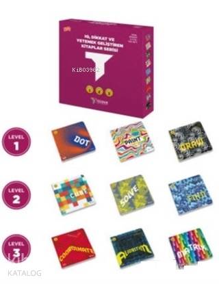 IQ Dikkat ve Yetenek Geliştiren Kitaplar Serisi (9 Kitap Takım)