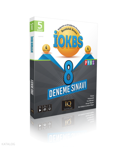 Iq Yayınları 5.Sınıf İokbs 8 Deneme | Kolektif | IQ Yayınları (Hazırlı