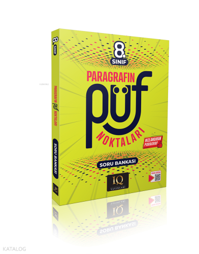 Iq Yayınları 8.Sınıf Püf Paragraf Soru Bankası | Kolektif | IQ Yayınla