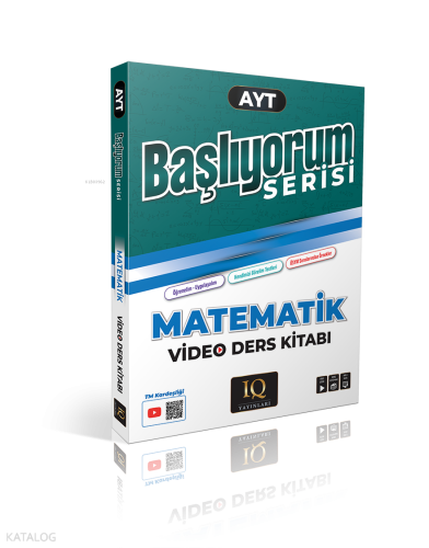 IQ Yayınları AYT Başlıyorum Matematik Soru Bankası | Kolektif | IQ Yay