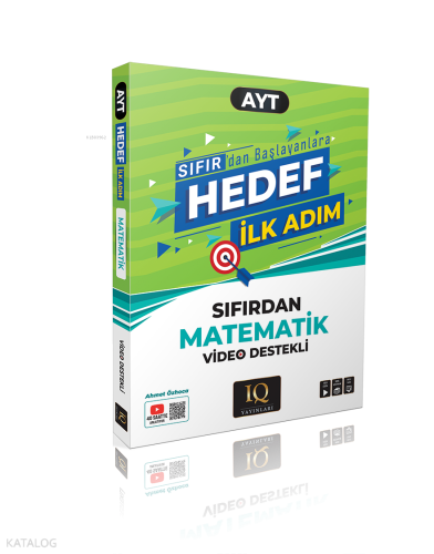 IQ Yayınları AYT Hedef İlk Adım Matematik Soru Bankası | Kolektif | IQ