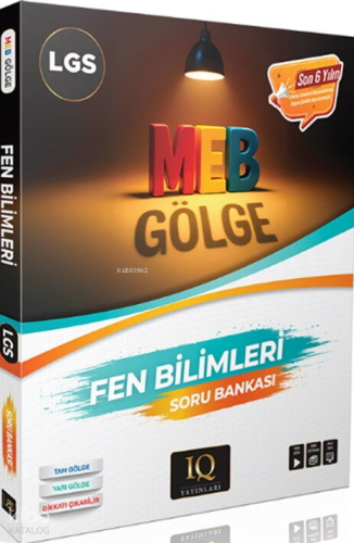 IQ Yayınları Lgs Gölge Fen Bilgisi Soru Bankası | Kolektif | IQ Yayınl