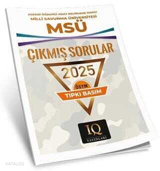 IQ Yayınları MSÜ Çıkmış Sorular Tıpkı Basım 2025