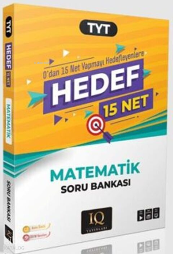 Iq Yayınları Tyt Matematik Hedef 15 Soru Bankası | Kolektif | IQ Yayın