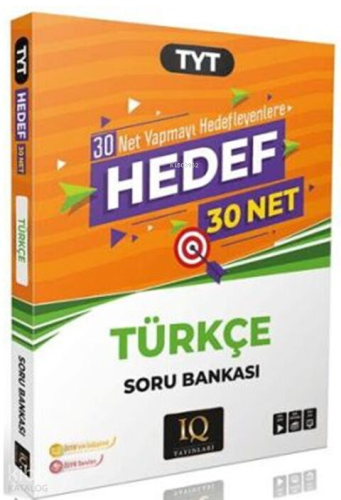 IQ Yayınları TYT Türkçe Hedef 30 Net Soru Bankası