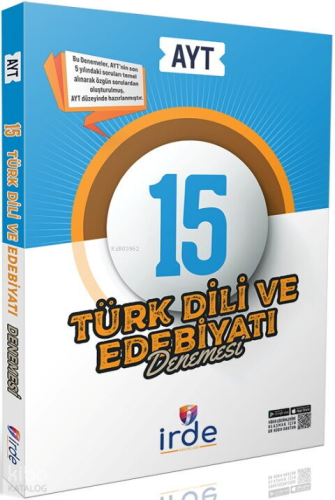İrde Yayınları AYT Türk Dili ve Edebiyatı 15 Deneme | Kolektif | İrde 