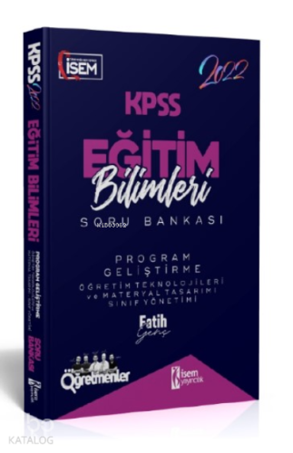 İsem 2022 KPSS Eğitim Bilimleri Program Geliştirme Çözümlü Soru Bankası