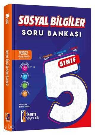 İsem Yayıncılık 5. Sınıf Sosyal Bilgiler Soru Bankası | Halil Ateş | İ