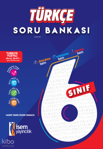 İsem Yayıncılık 6. Sınıf Türkçe Soru Bankası