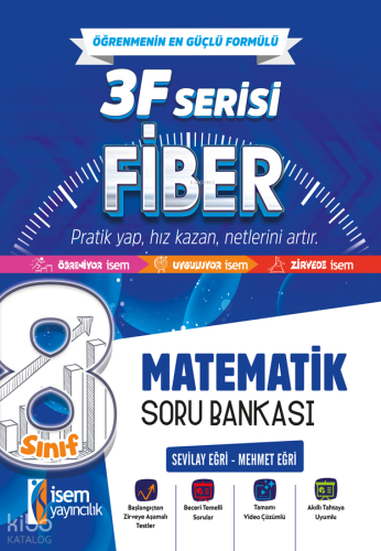 İsem Yayıncılık 8. Sınıf Matematik Soru Bankası | Mehmet Eğri | İsem Y