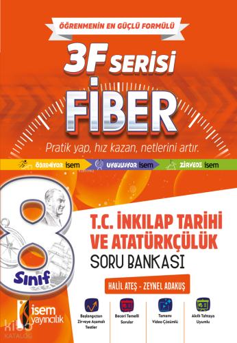 İsem Yayıncılık 8. Sınıf T.C. İnkılap Tarihi ve Atatürkçülük Soru Bankası