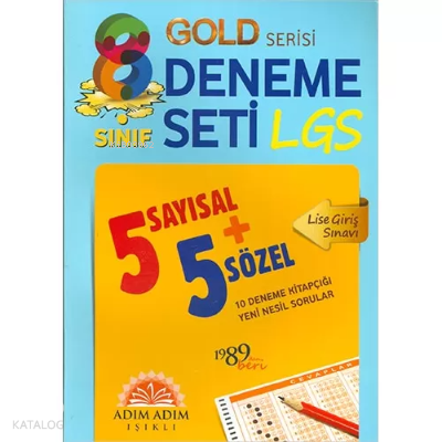 Işıklı - Adım Adım Işıklı 8.Sınıf Lgs 10 Fasiküllü Deneme | Kolektif |