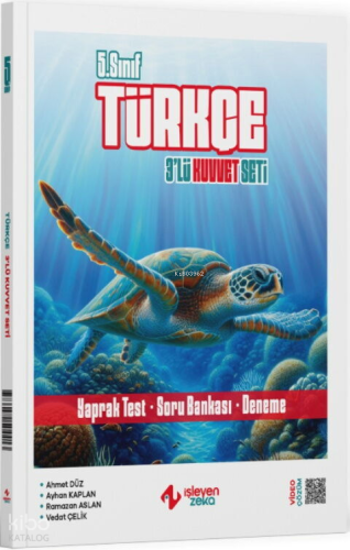 İşleyen Zeka 5. Sınıf Türkçe 3 lü Kuvvet Serisi Seti | Ahmet Düz | İşl