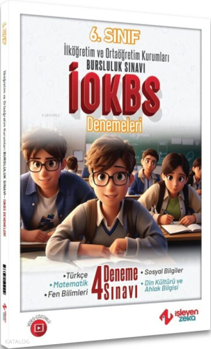 İşleyen Zeka 6. Sınıf İOKBS 4 lü Deneme | Kolektif | İşleyen Zeka Yayı