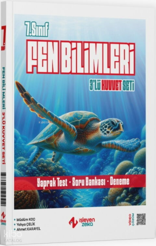 İşleyen Zeka 7. Sınıf Fen Bilimleri 3 lü Kuvvet Serisi Seti | Müslüm K