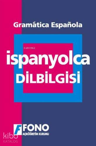 İspanyolca Dilbilgisi | Komisyon | Fono Yayınları