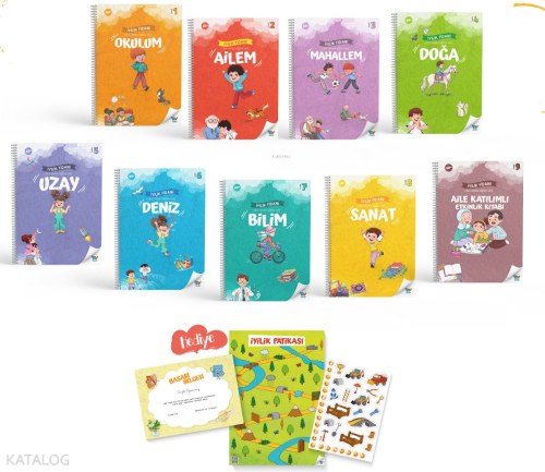 İyilik Fidanı Okul Öncesi Eğitim Seti (9 Kitap) | Kolektif | Türkiye D