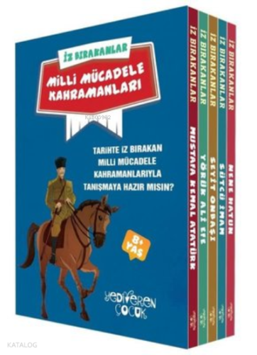İz Bırakanlar - Milli Mücadele Kahramanları Seti - 5 Kitap Takım | Eda