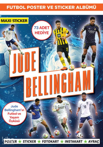Jude Bellingham Poster ve Sticker Albümü 009 | Kolektif | Maxi Yayıncı