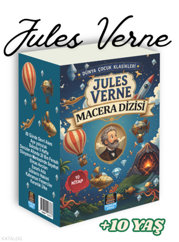 Jules Verne Macera Dizisi (10 Kitap) | Jules Verne | Mercan Okul Yayın
