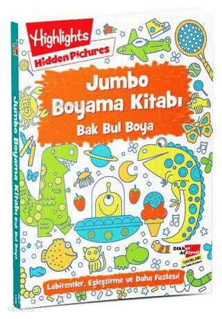 Jumbo Boyama Kitabı Bak Bul Boya | Kolektif | Dikkat Atölyesi Yayınlar
