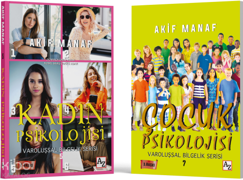 Kadın ve Çocuk Psikolojisi Seti | Akif Manaf | Az Kitap