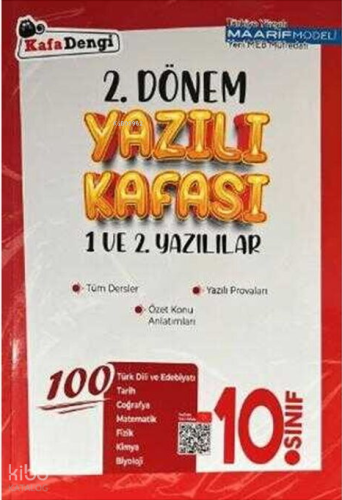 Kafa Dengi Yayınları 10. Sınıf 2. Dönem Yazılı Kafası