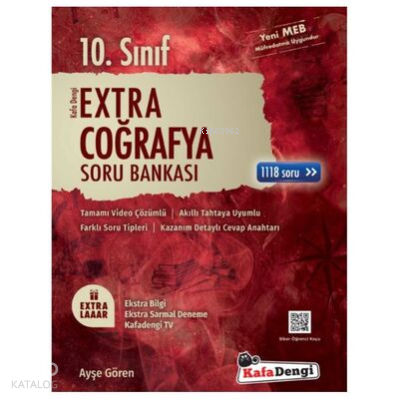 Kafa Dengi Yayınları 10. Sınıf Coğrafya Extra Soru Bankası | Ayşe Göre