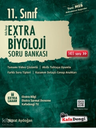 Kafa Dengi Yayınları 11. Sınıf Biyoloji Extra Soru Bankası
