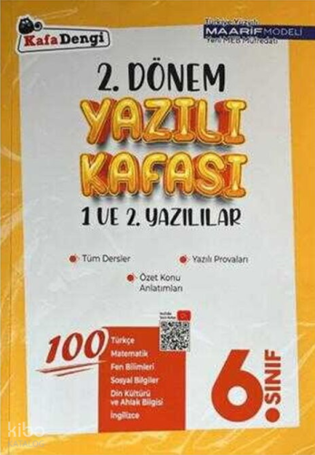 Kafa Dengi Yayınları 6. Sınıf 2. Dönem Yazılı Kafası