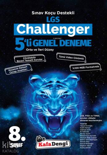 Kafa Dengi Yayınları 8. Sınıf LGS Challenger 5li Deneme Sınavı Kafa Dengi